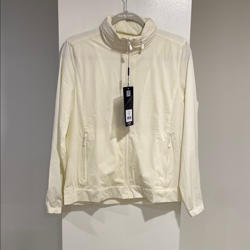 NWT Head Golf the Chloe zip front  jacket with zip in hidden hood   Size M